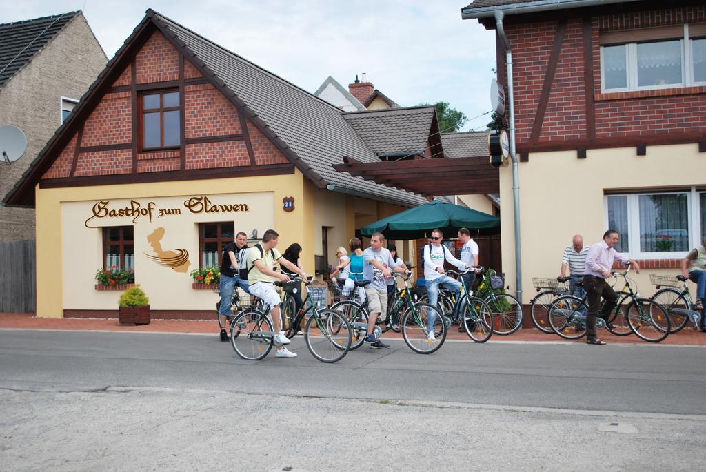 Gasthof Zum Slawen Vetschau Esterno foto