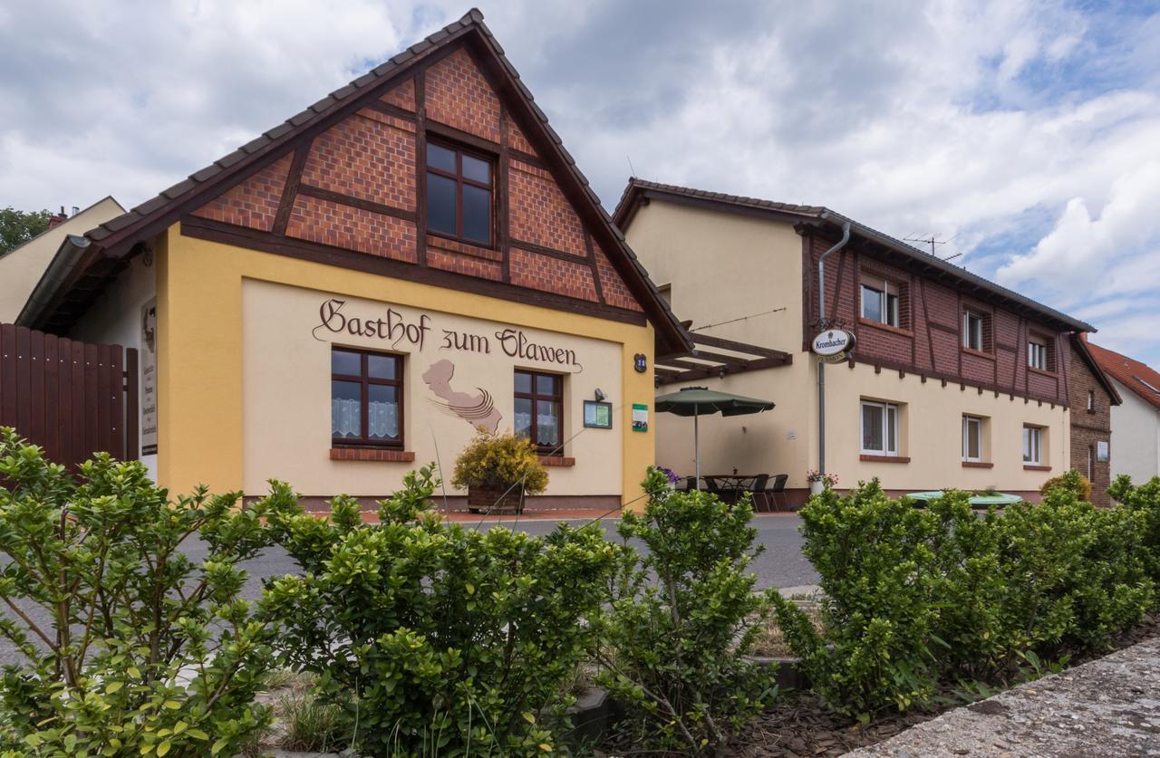 Gasthof Zum Slawen Vetschau Esterno foto